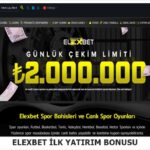 elexbet ilk yatırım bonusu